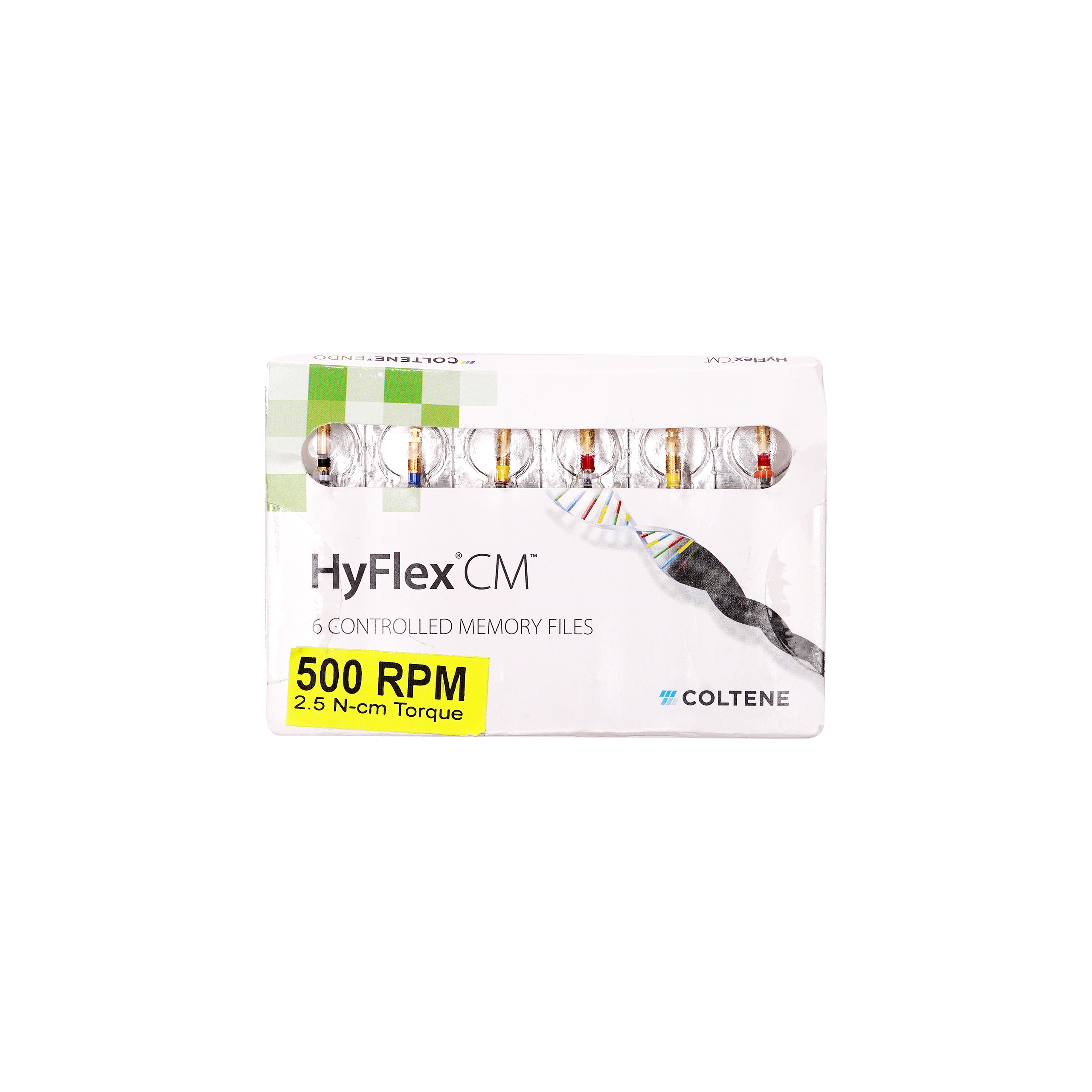 Coltene H821 Ass-Hyflex Cm Pack Of 6 File 21mm